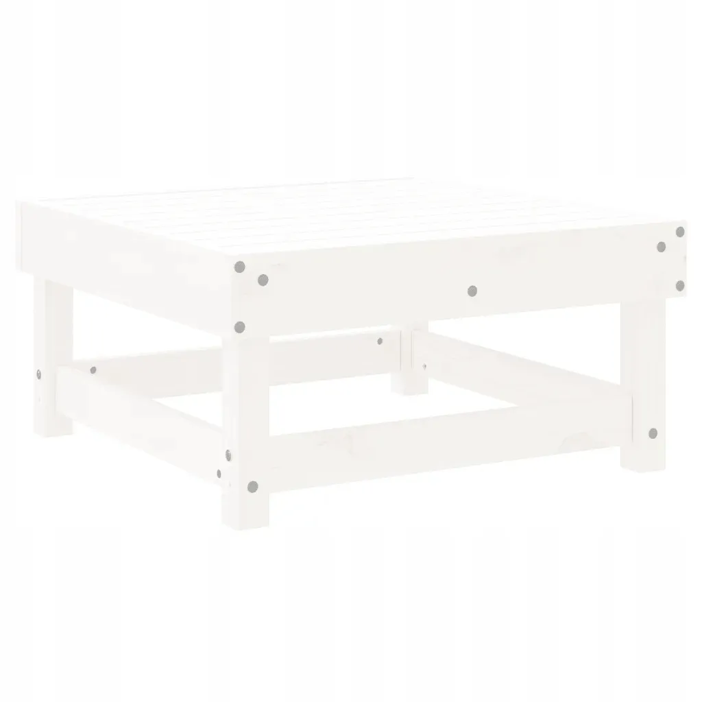 podnozek-ogrodowy-bialy-lite-drewno-sosnowe