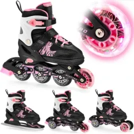 spokey-lyzworolki-4w1-lyzwy-rolki-wrotki-regulowane-led-30-33-rolki-prezent