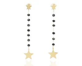 kolczyki-z-koralikami-i-gwiazdkami-stal