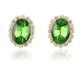 klipsy-z-zielonym-krysztalkiem-zlote