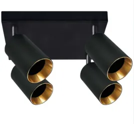 sanico-319944-plafon-kwadrat-maribel-4k-gu10-czarno-zloty-czarne-pierscie