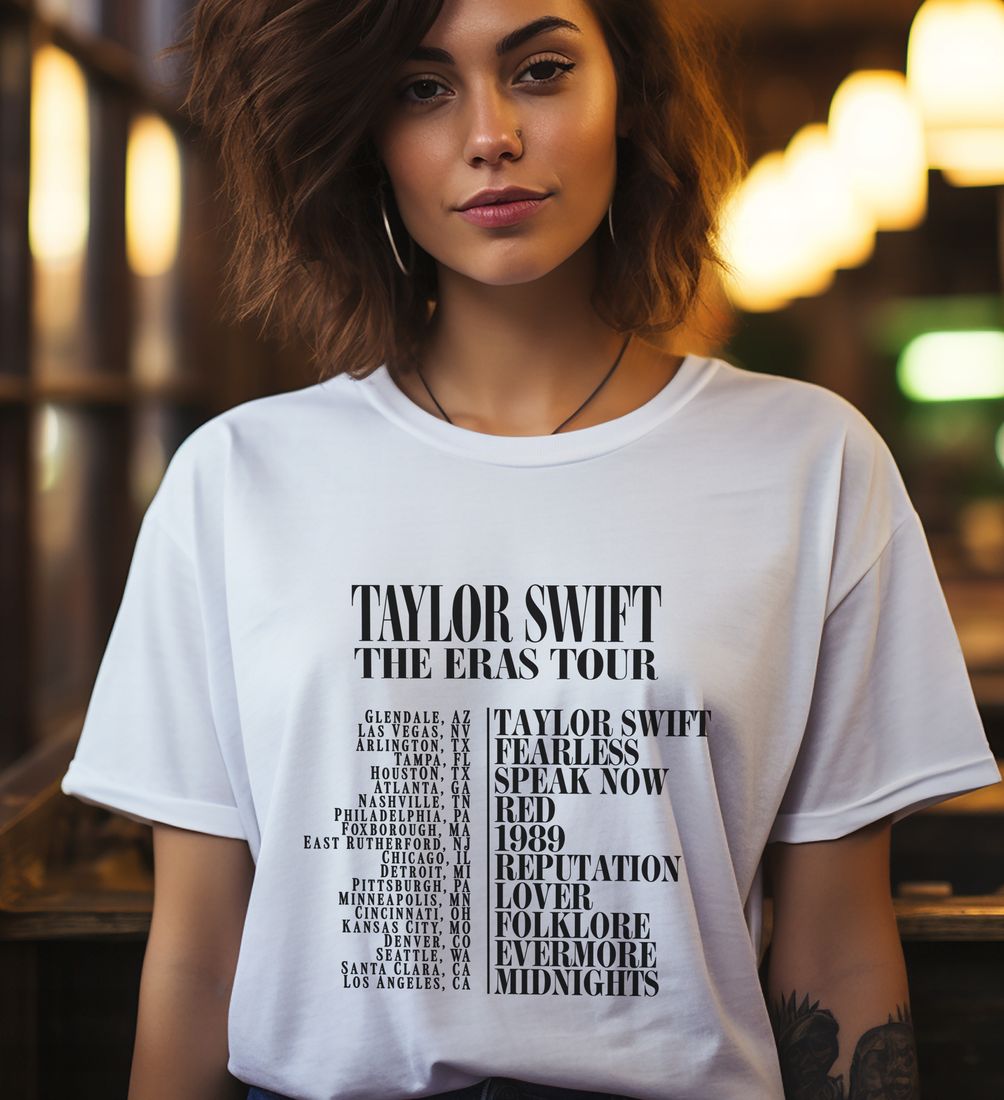 KOSZULKA TAYLOR SWIFT The Eras Tour NA KONCERT BIA A BAWE NA 100 koszulka-taylor-swift-the-eras-tour-na-koncert-bia-a-bawe-na-100