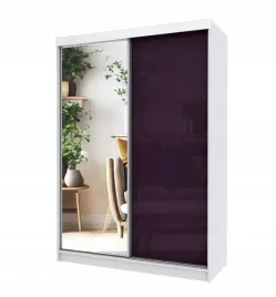 szafa-przesuwna-paris-150-polysk-kolor-fioletowy-lustro