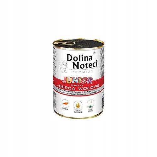 dolina-noteci-premium-junior-serca-wolowe-400g-wiek-zwierzecia-szczenieta-i-mlode-psy