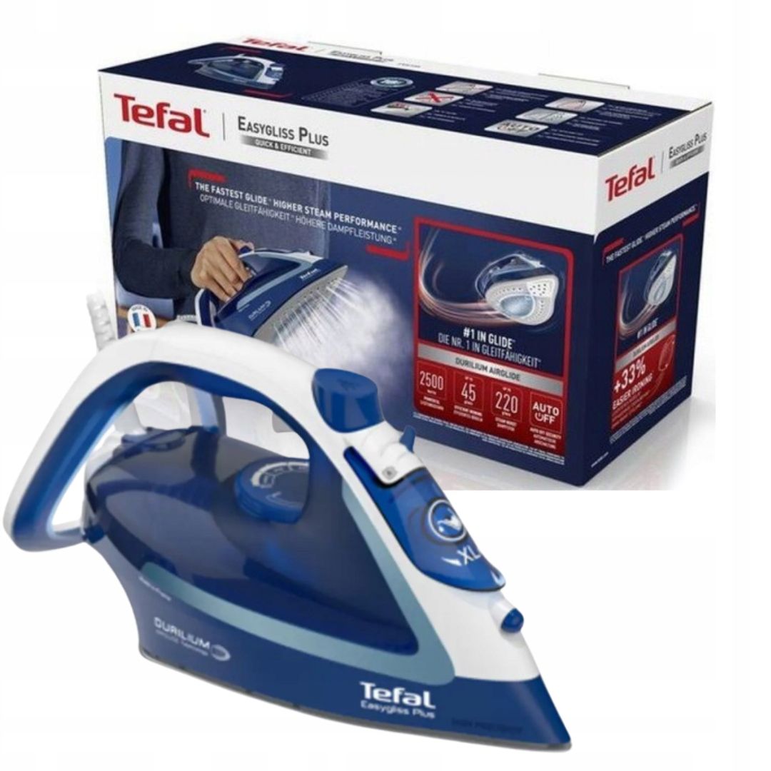 ŻELAZKO PAROWE TEFAL FV5735E0 EASYGLISS PLUS 2500W – 175677530 - ERLI.pl