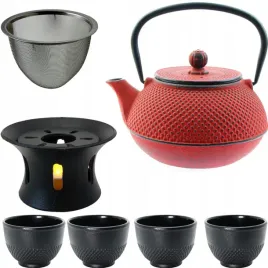 czajnik-zeliwny-08l-imbryk-z-zaprzaczem-do-herbaty-4x-czarki-podgrzewacz