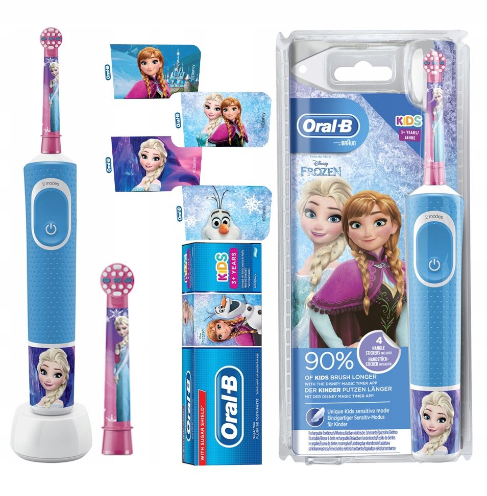 SZCZOTECZKA ELEKTRYCZNA ORAL-B FROZEN DLA DZIECI - ERLI.pl