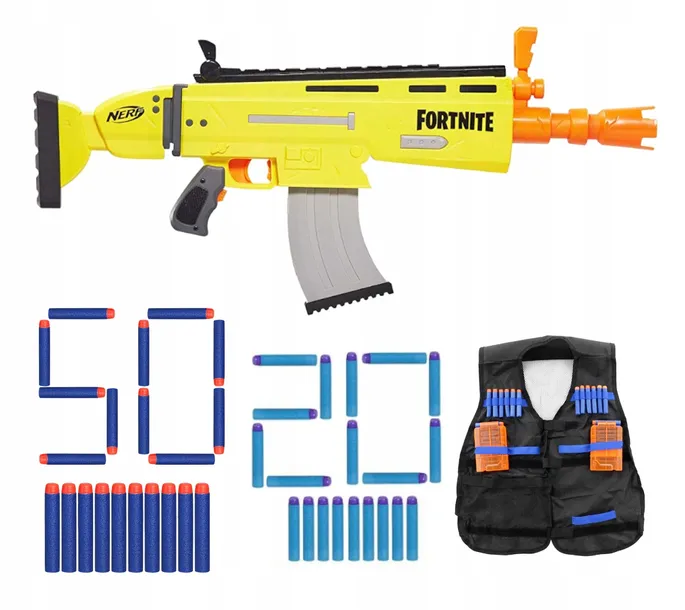 Nerf Fortnite AR-L トイガン i-nerf-fortnite-ar-l-automat-
