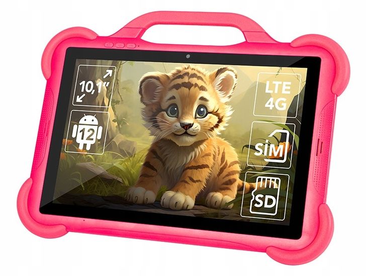 ﻿BLOW Tablet KidsTAB8 4G 4/64GB Różowe etui