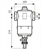 separator-filtr-magnetyczny-zanieczyszczen-mosiezny-3-4-cala-far-211-afriso-stan-nowy