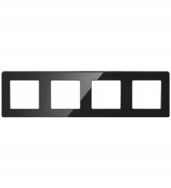 poczworna-ramka-czarna-szklo-seria-rm-psmart
