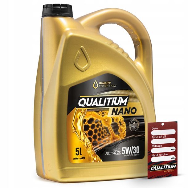 Zdjęcia - Olej silnikowy Qualitium Olej  NANO 5W30 5L + zawieszka 