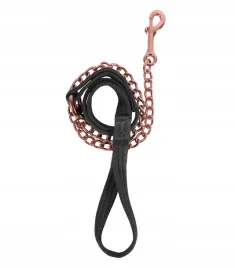 uwiaz-dla-konia-z-lancuszkiem-waldhausen-soft-czarny-rosegold