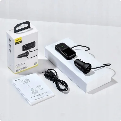 baseus-transmiter-fm-bluetooth-ladowarka-samochodowa-2x-usb-aux-sd-2-1a-stan-nowy-waga-z-opakowaniem-0-08-kg