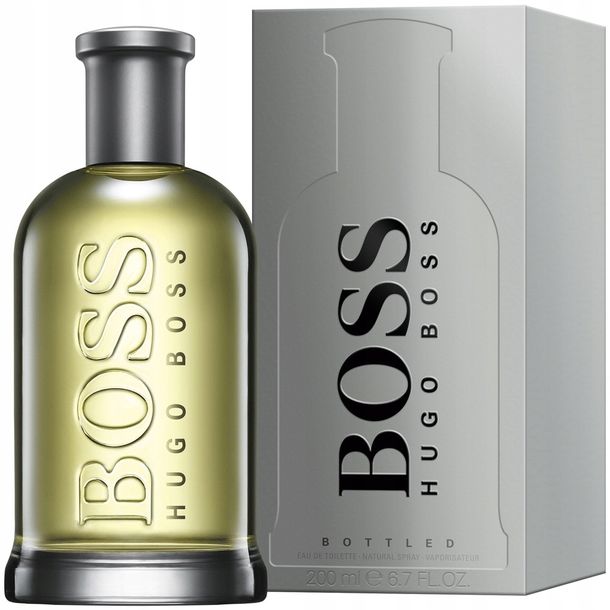 Фото - Чоловічі парфуми BOSS ﻿HUGO  Bottled Woda toaletowa dla mężczyzn Klasyczny zapach EDT 200ml 