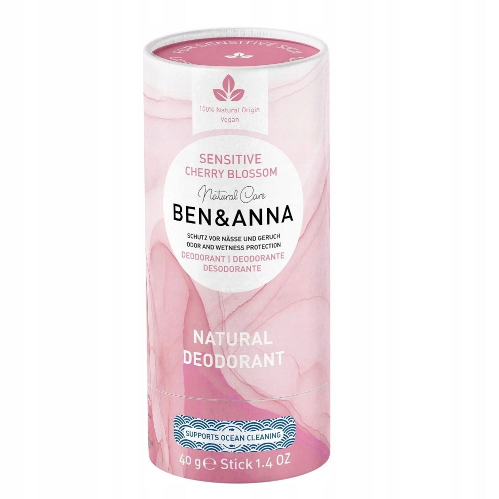 ben & anna sensitive cherry blossom dezodorant w sztyfcie 40 ml   