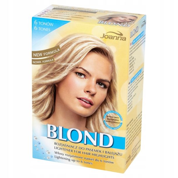 Фото - Фарба для волосся Joanna ﻿ Lightener Blond rozjaśniacz 6 tonów 