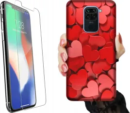 etui-na-telefon-xiaomi-redmi-note-9-walentynkowe-wzory-serce-szklo