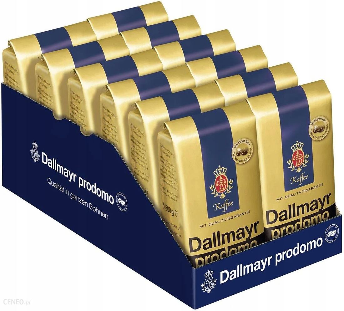 12 x Dallmayr Prodomo 500g kawa ziarnista - Niemiecka
