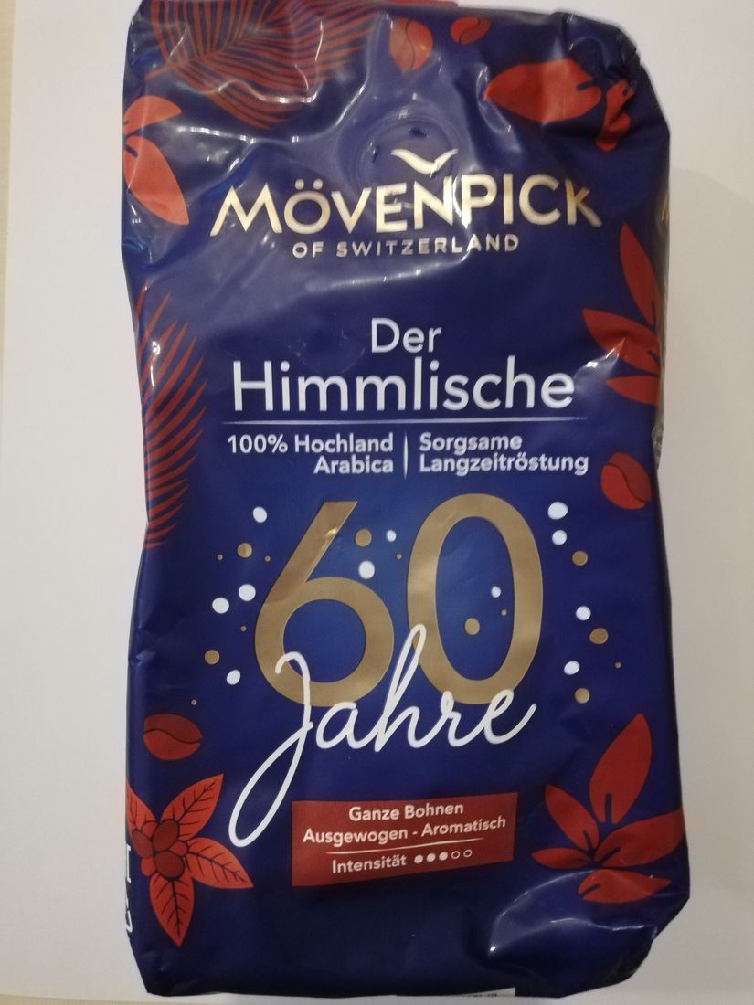 KAWA ZIARNISTA MOVENPICK DER HIMMLISCHE 500 G DE Produkt Niemiecki ...