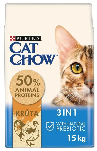 Purina Cat Chow 3 w 1 Special Care Turkey Indyk 15kg