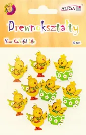 drewnoksztalty-kolorowe-kurczaczki-9-szt-wielkanoc