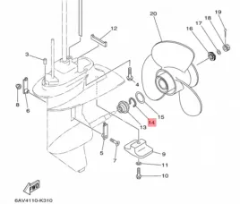 klips-pod-srube-yamaha-ft-93450-10m04