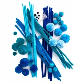 zestaw-kreatywny-startowy-niebieski-80-szt-dpcraft-druciki-oczka-pomponiki