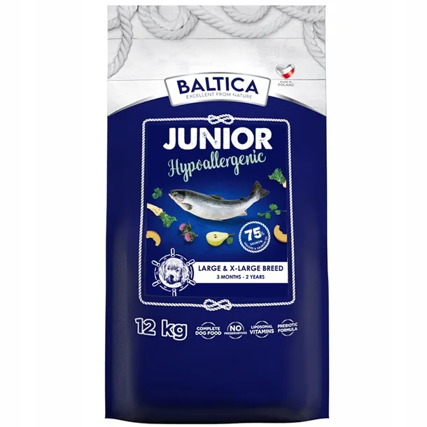 Baltica Salmon Hypoallergenic Junior Large & Extra Large Breeds 12kg