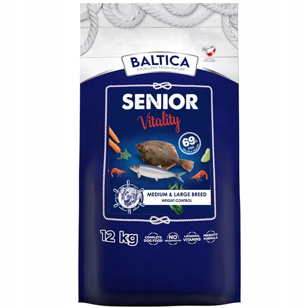 Baltica Senior Vitality Weight Control Medium & Large Breeds 12kg