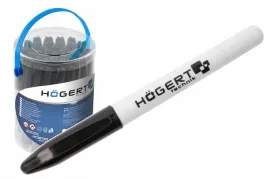 hogert-markery-permanentne-czarne-45szt-mazaki-wodoodporne-budowlane