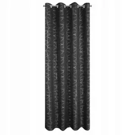 czarna-zaslona-w-srebrny-geometryczny-wzor-140x250-kola