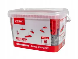 system-poziomujacy-pro-sp600-2mm-mix-klipsy-kliny-300-100-szt-wiadro-5l