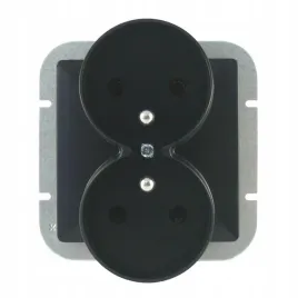 abex-perla-czarny-mat-gniazdo-podwojne-0-pt-6pr