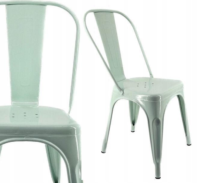 Zdjęcia - Krzesło LOFT ﻿ metalowe  tolix retro stalowe ogrodowe mocne CORSICA LUGANO.p 