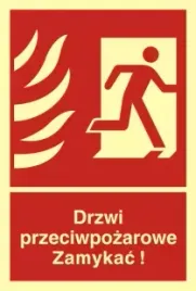 znak-drzwi-przeciwpozarowe-zamykac-kierunek-drogi-ewakuacyjnej-w-prawo