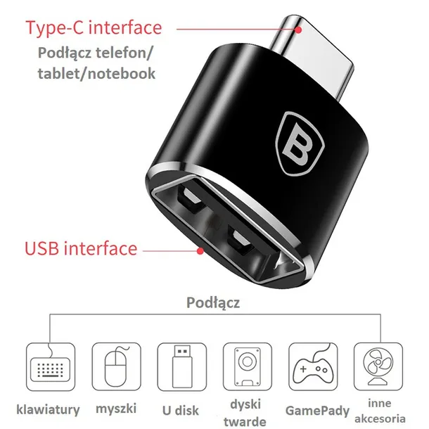 adapter-przejsciowka-usb-c-typ-c-do-usb-baseus-otg-stan-nowy