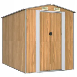 szopa-ogrodowa-jasnobrazowa-192x274x223-cm-stal-galwanizowana
