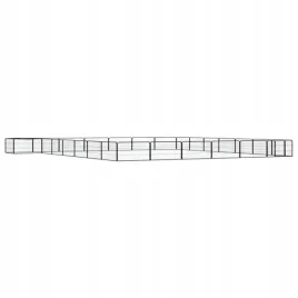 kojec-dla-psa-28-panele-czarny-100x50-cm-stal