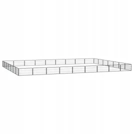 kojec-dla-psa-32-panele-czarny-100x50-cm-stal