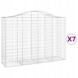 kosze-gabionowe-7-szt-200x50x140-160-cm-galwanizowane-zelazo