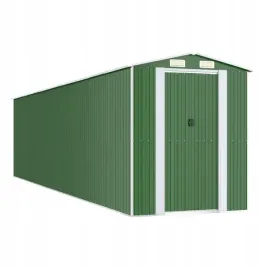 szopa-ogrodowa-zielona-192x855x223-cm-stal-galw