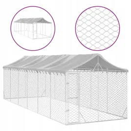 kojec-dla-psa-z-dachem-srebrny-3x9x25-m-stal