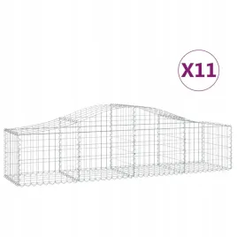 kosze-gabionowe-11-szt-200x50x40-60-cm-galwaniz