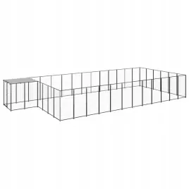 kojec-dla-psa-czarny-2299-m-stalowy