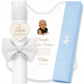 szatka-i-swieca-do-chrztu-swieca-chrzest-biala-szatka-ze-zdjeciem-pudelko