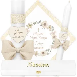 szatka-i-swieca-do-chrztu-pudelko-na-swiece-zestaw-swieca-na-chrzest-ihs