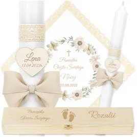 szatka-i-swieca-do-chrztu-pudelko-na-swiece-zestaw-swieca-na-chrzest-ihs