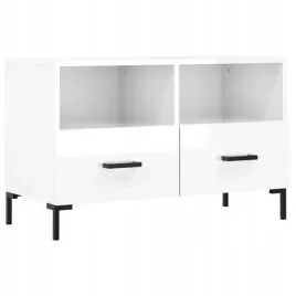 szafka-pod-tv-biala-wysoki-polysk-80x36x50-cm