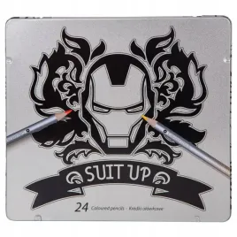 coolpack-disney-100-avengers-kredki-olowkowe-24-kol-metal-pudelko-60152ptr